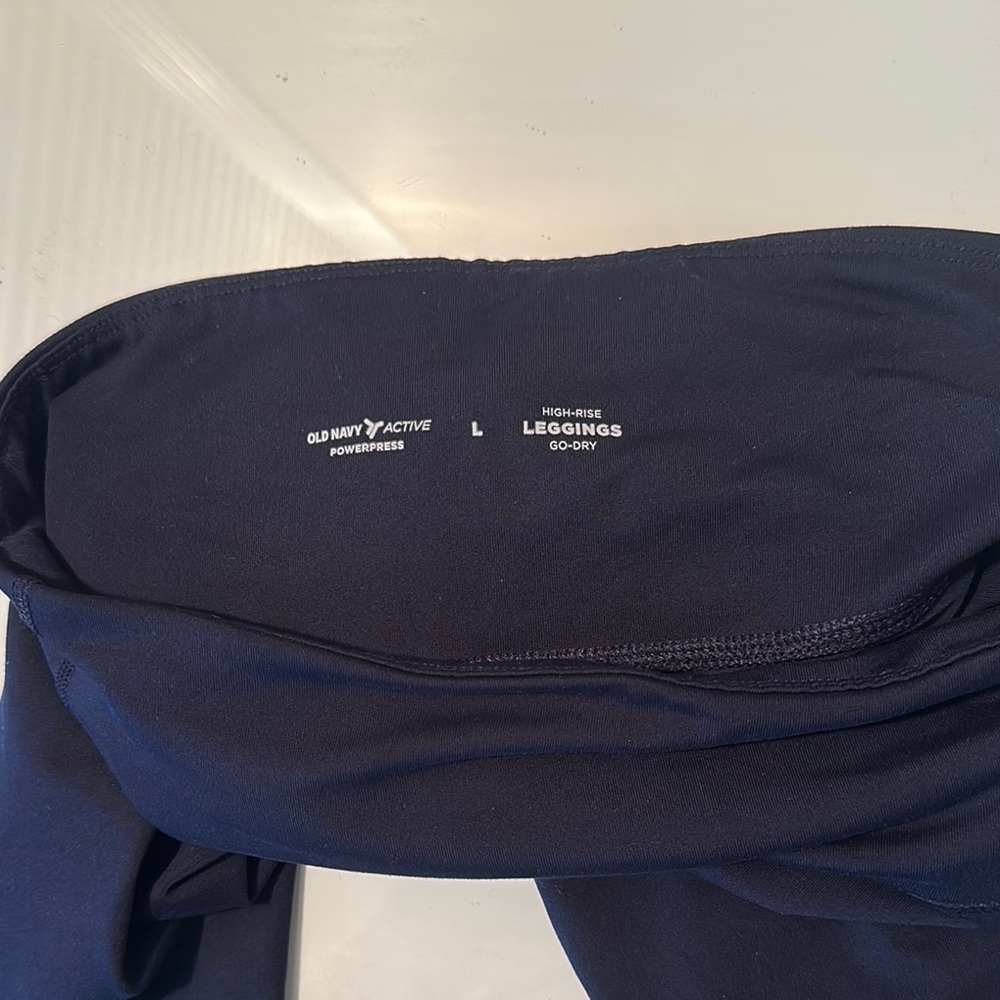 Old Navy Active PowerPress Leggings in Navy